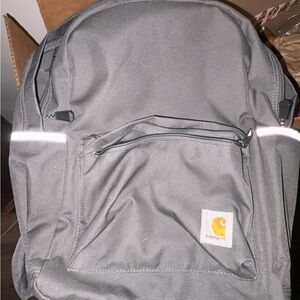 Carhartt Charcoal Backpack with Reflective Strips